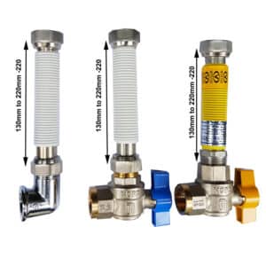 Instantaneous Gas Water Heater Connection Kit (EXTERNAL SURFACE MOUNT)