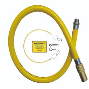 S/S Commercial Gas Cooker Hoses 1250mm (15, 20, 25mm)